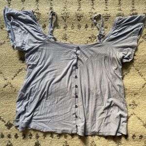 American Eagle Off Shoulder Soft and Sexy Shirt